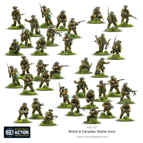 Bolt Action:  British & Canadian Army (1943-45) Starter Army